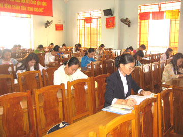 25 thí sinh tham gia thi cán bộ, giáo viên thư viện giỏi cấp thành phố