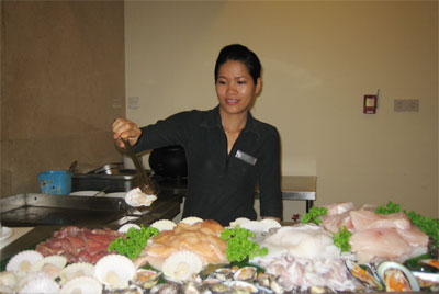 Khách sạn Novotel Nha Trang có nhiều chương trình ẩm thực trong dịp Tết.