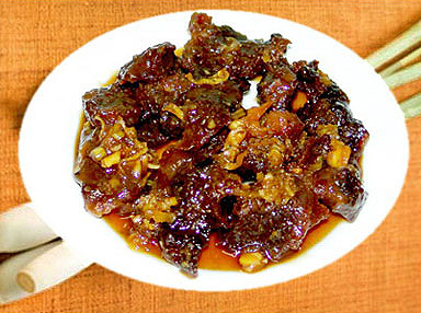 Món ăn: Bắp bò kho sả