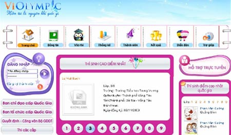 ViOlympic nhận giải thưởng Vietnam ICT 2009