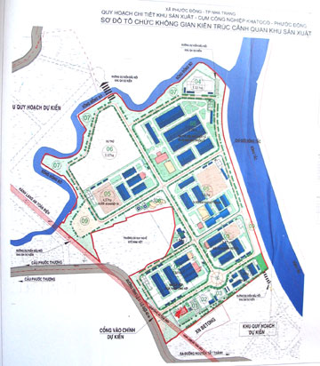 Sẽ hình thành cụm công nghiệp Khatoco - Phước Đồng