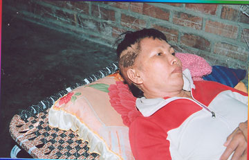 Chị Trần Thị Kan xin được giúp đỡ