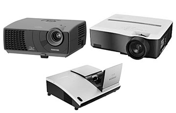 Máy chiếu hiện đại và đa dạng