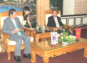 Tiếp xã giao Tổng Lãnh sự Hàn Quốc