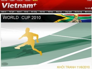 VietnamPlus và AFP giới thiệu đồ họa World Cup