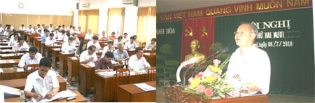 Thảo luận các giải pháp nhằm thực hiện thắng lợi các chỉ tiêu kinh tế - xã hội năm 2010