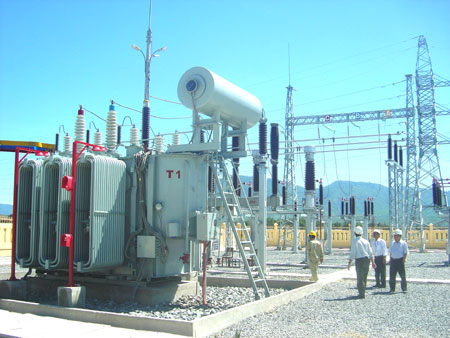 Đóng điện thành công Trạm biến áp 110kV Nam Cam Ranh