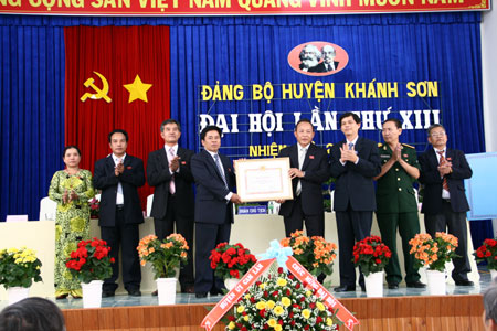 Khai mạc Đại hội đại biểu Đảng bộ huyện Khánh Sơn lần thứ 13, nhiệm kỳ 2010 - 2015