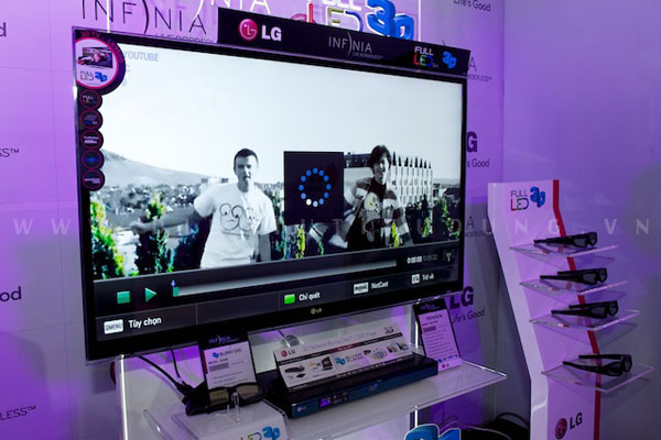 LG ra mắt TV Infinia siêu mỏng