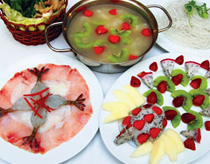 Món ăn: Lẩu hoa quả