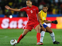 Tuyển Việt Nam đọ sức với đội dự Vòng chung kết World Cup 2010