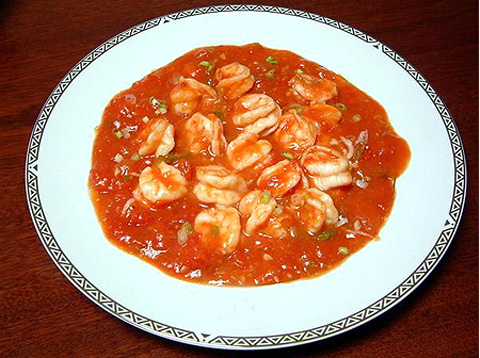 Món ăn: Tôm xốt cà chua