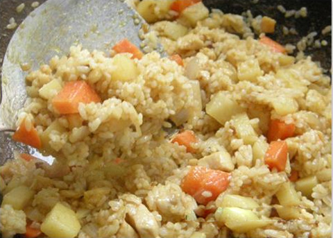 Món ăn: Cơm gà ca ri