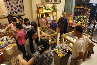 Ngọt ngào sô-cô-la tươi