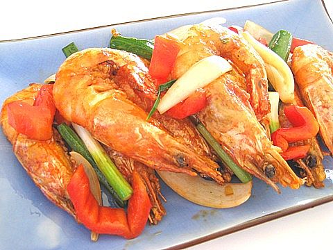 Món ăn: Tôm chiên nước mắm