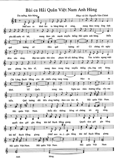 “Bài ca Hải quân Việt Nam anh hùng” - ca khúc vinh danh người chiến sĩ Hải quân