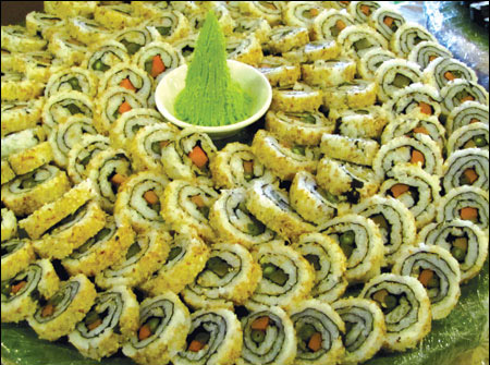 Món ăn: Sushi rau củ