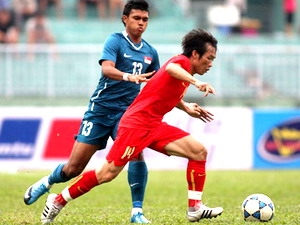 Đội tuyển bóng đá Việt Nam gặp tuyển Singapore tại VFF Cup 2010