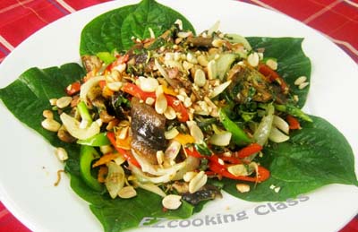 Món ăn: Lươn xào sả ớt