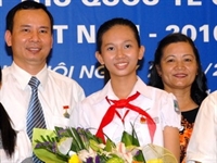 Em Hồ Thị Hiếu Hiền đoạt giải nhất quốc tế Cuộc thi viết thư quốc tế UPU lần thứ 39