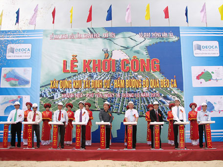 Khởi công Khu tái định cư - Dự án Hầm đường bộ qua đèo Cả