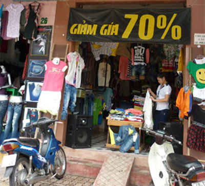 Đìu hiu thời trang giảm giá