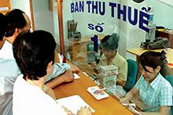 Giữ nguyên bậc thuế môn bài trong năm 2011 nhằm ổn định về số thu, phù hợp với định hướng thay đổi chính sách thời trong gian tới - Ảnh minh họa