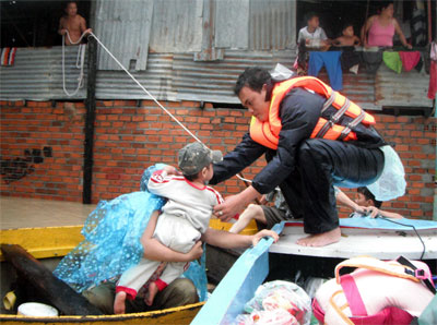 Chủ động đối phó với mưa lũ lớn ở Nam Trung Bộ