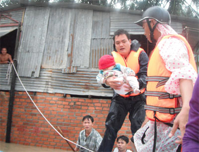 Tình hình mưa lụt tại các địa phương ngày 2-11