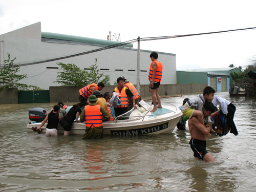 Tình hình mưa lụt tại các địa phương ngày 3-11