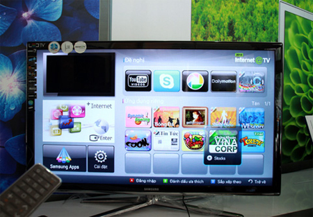Duyệt web tiếng Việt trên TV Samsung