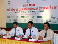 6 đội bóng tham dự Cúp giao hữu TP.Hồ Chí Minh