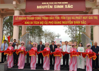 Tôn tạo Khu di tích mộ Cụ Nguyễn Sinh Sắc