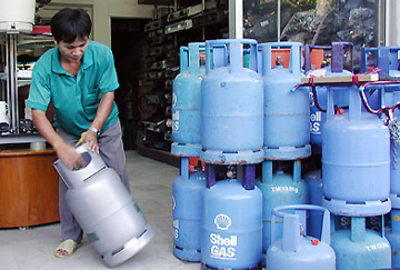 Từ hôm nay (8-12), giá gas giảm
