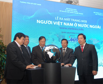 Khai trương trang web về người Việt ở nước ngoài