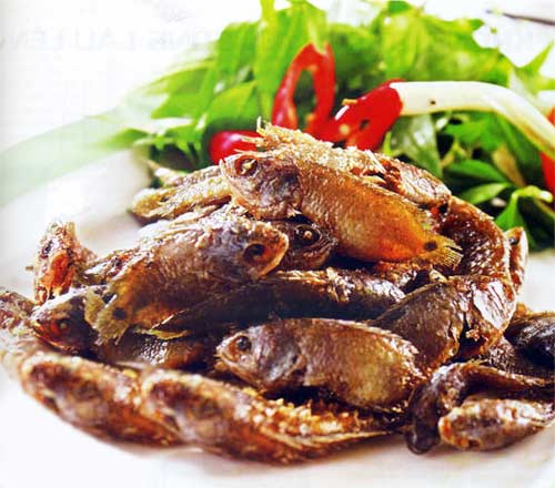 Món ăn: Cá rô bí chiên giòn