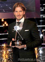 Beckham giành giải Thành tựu trọn đời của BBC