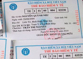 Từ 1-1-2011, cấp thẻ bảo hiểm y tế không có ảnh