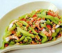 Món ăn: Gỏi bạc hà (nộm dọc mùng)
