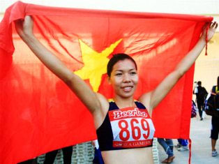 Vũ Thị Hương giành danh hiệu Vận động viên xuất sắc nhất năm 2010