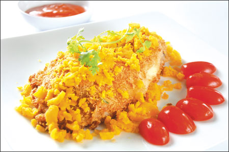 Món ăn: Cá xốt lòng đỏ trứng