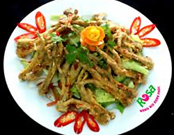 Món ăn: Chân gà thấu mắm