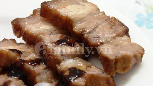 Món ăn: Ba chỉ xốt xì dầu