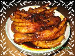 Món ăn: Chân gà thấu mắm