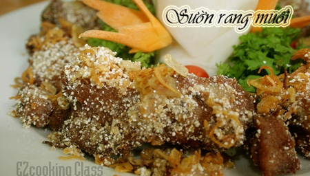 Món ăn: Sườn rang muối