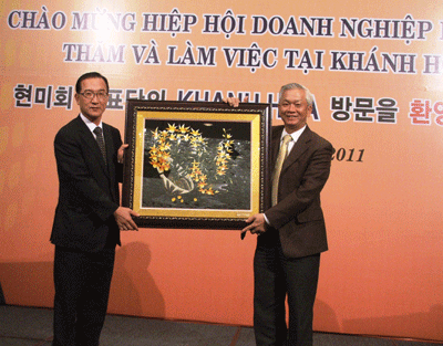 Tiếp và làm việc với Đoàn Doanh nghiệp Hiệp hội Hyun Mi (Hàn Quốc)