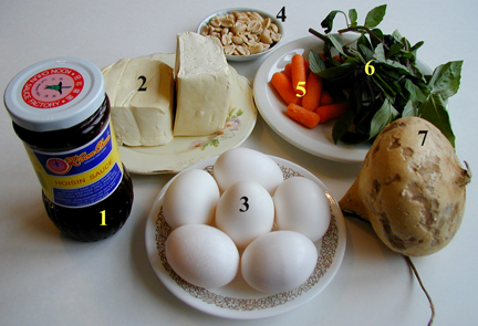 Món ăn: Bò bía chay