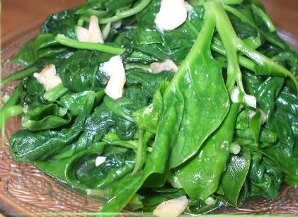 Món ăn: Mồng tơi xào tỏi