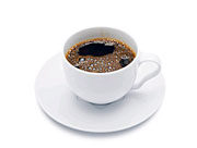 Không nên uống cà phê sau bữa ăn giàu chất béo