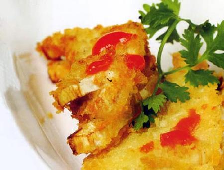 Món ăn: Cổ hũ dừa chiên giòn